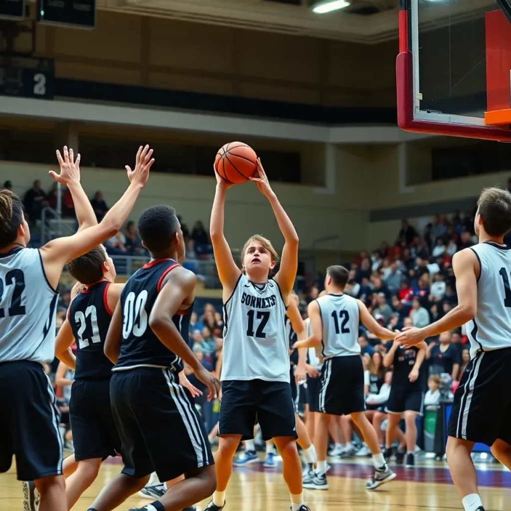 High school basketball teams competing in Montana tournament