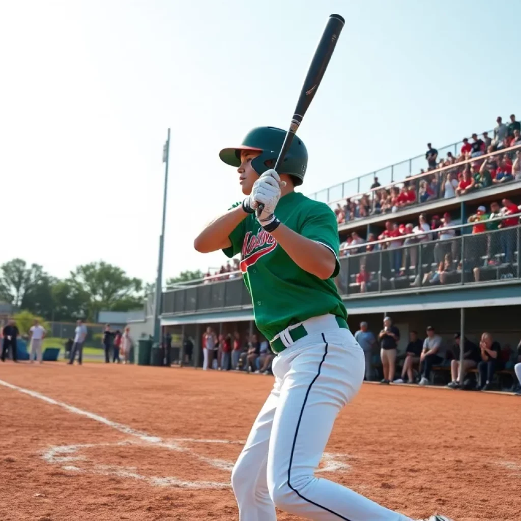 Prince Avenue Christian team celebrating their victory in the Southeastern Baseball Classic.