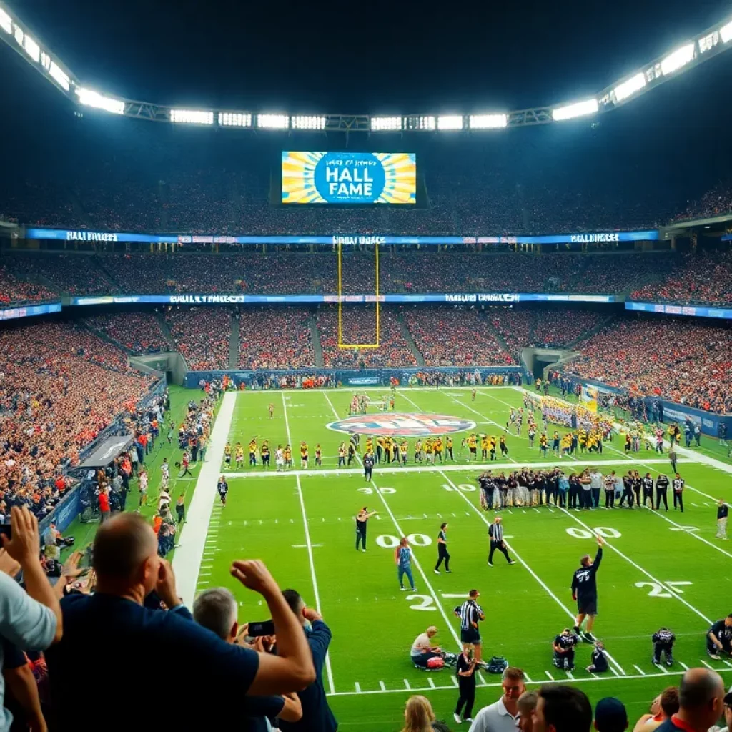 Celebration at South Jersey Football Coaches Hall of Fame induction ceremony