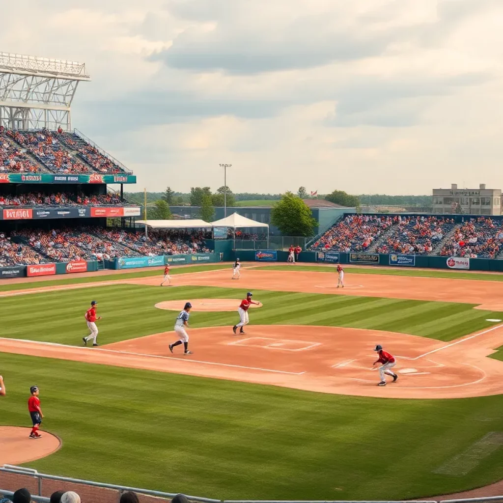 Players competing at the Southeastern High School Baseball Classic