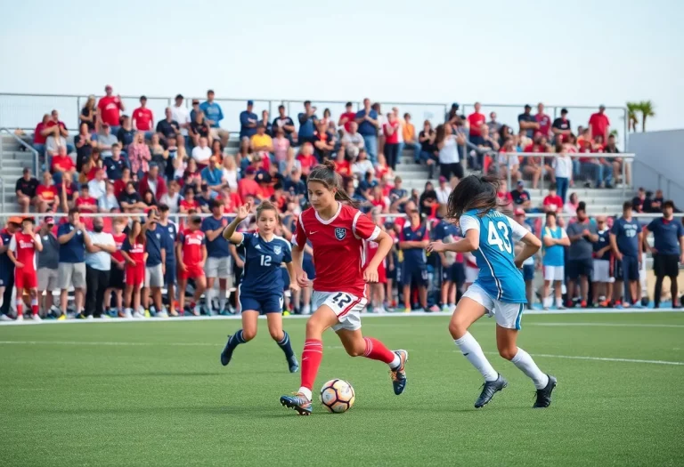 Players in action during the Southern California high school soccer championships.