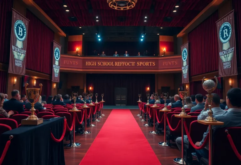 Celebration of student athletes at the Varsity Blues Awards Show