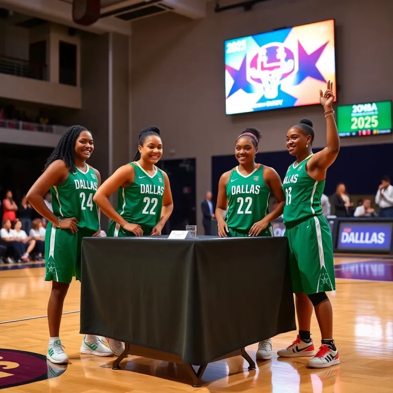 Dallas Welcomes Future Stars at the 2025 WNBA Draft