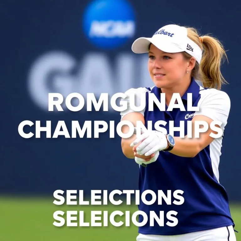NCAA Division I Women's Golf Championships Regional Selections Announced