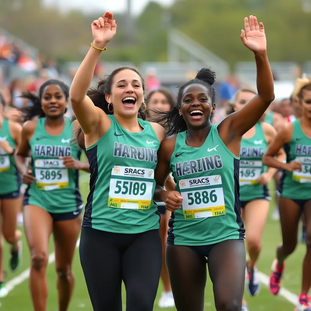 Searcy Celebrates Harding Women's Track Team's Weekend Success