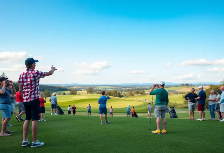 Vibrant golf tournament at Walla Walla Country Club