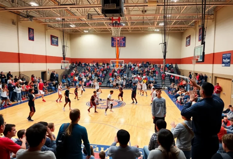 Young athletes competing in the 2025 Chipotle Nationals championship.
