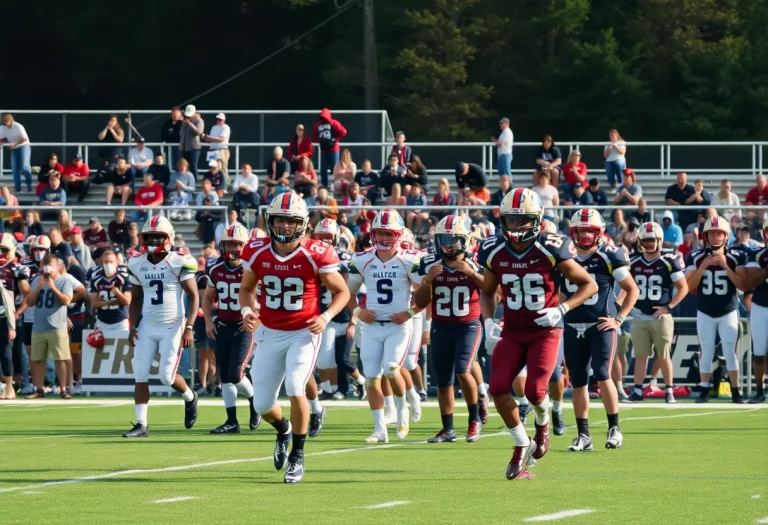 High school football scene showcasing excitement and legacy in Georgia