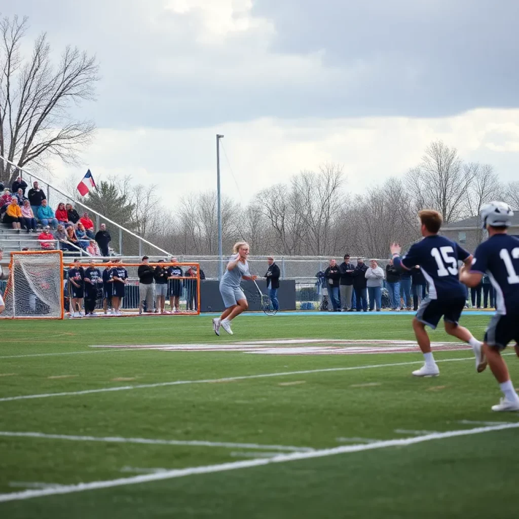 Greenville Boys Lacrosse team during playoffs