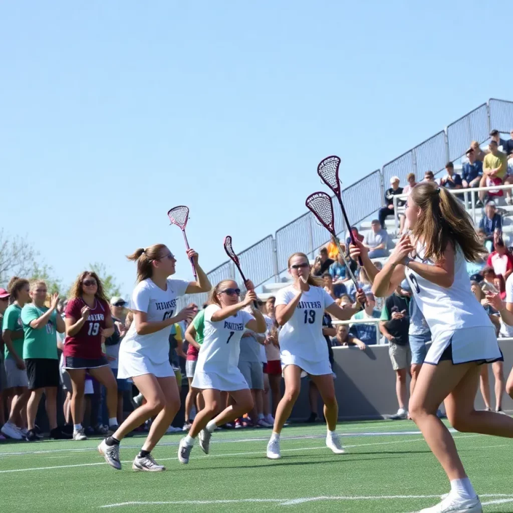 High school lacrosse teams competing in Gainesville