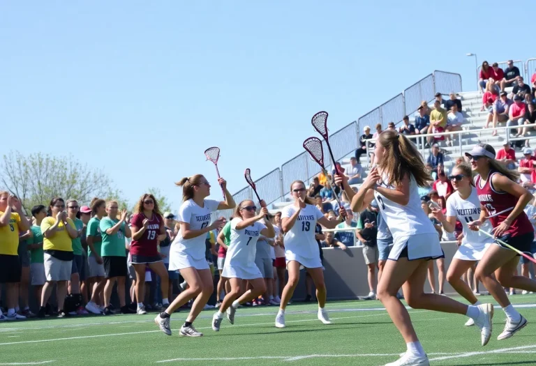 High school lacrosse teams competing in Gainesville