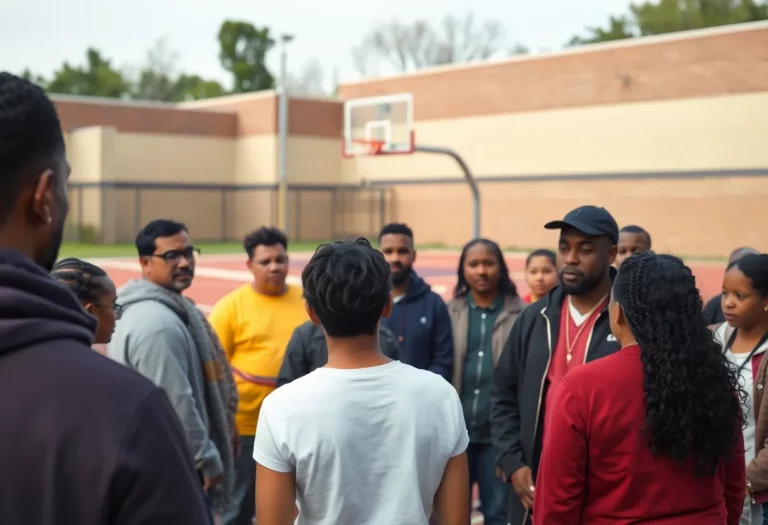 Community discussing coach allegations at high school