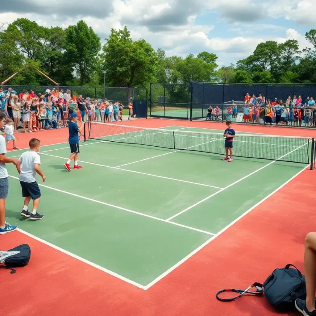 Exciting high school tennis match in Minnesota
