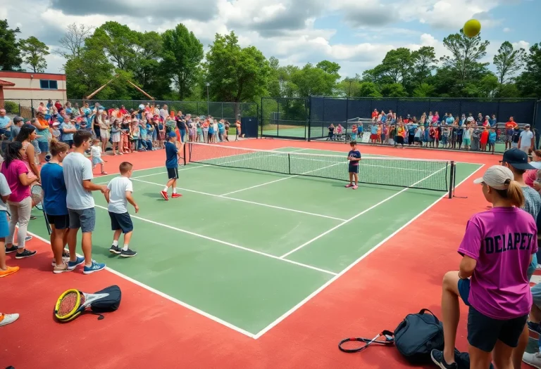 Exciting high school tennis match in Minnesota