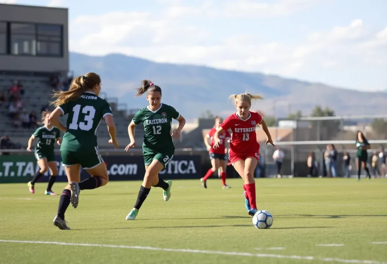 Girls soccer match between Natrona County Fillies and Riverton Wolverines