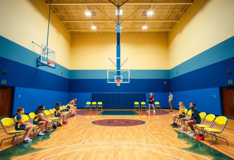 Thompson High School girls basketball court ready for the new season