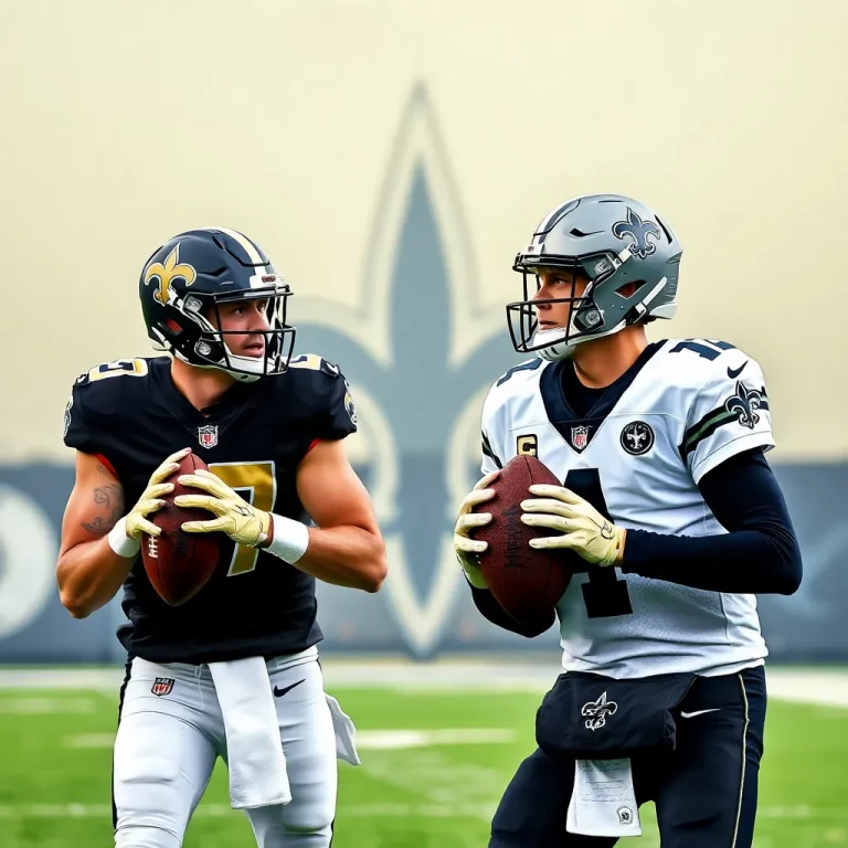 New Orleans Saints Prepare for Thrilling Quarterback Battle Following Derek Carr's Retirement