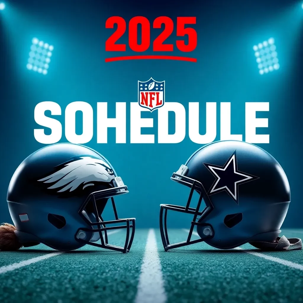 Excitement Builds as 2025 NFL Schedule Unveiled: Eagles vs. Cowboys Set for Season Opener