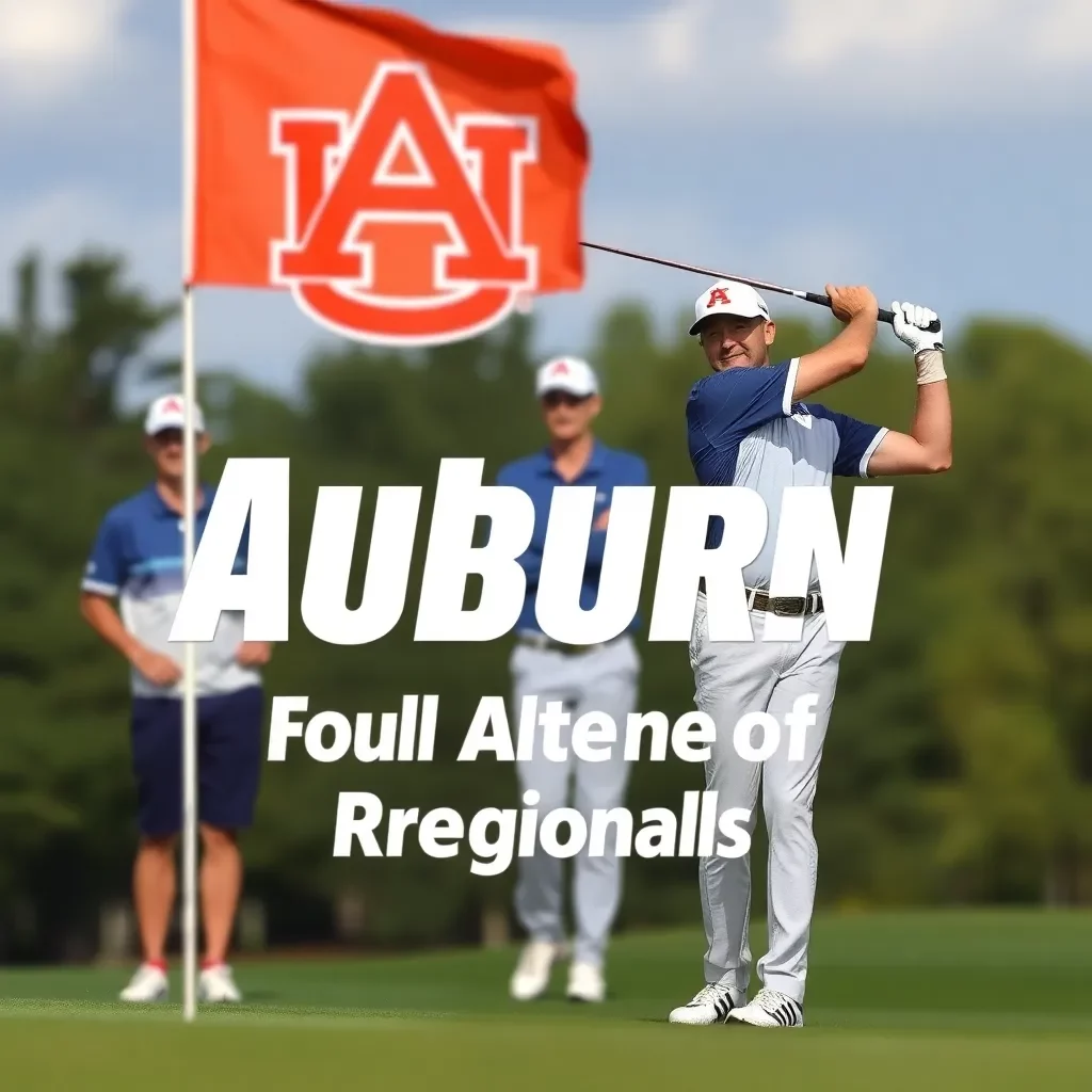 Auburn Golf Team Faces Challenges Ahead of NCAA Regionals