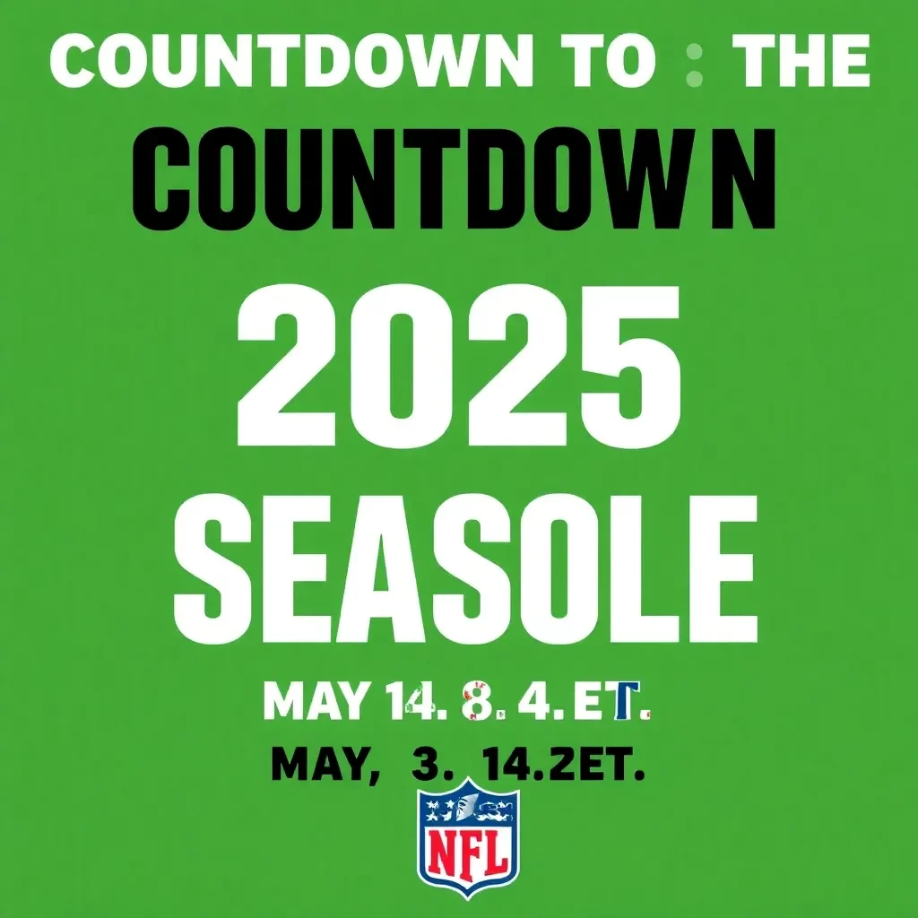Countdown to the 2025 NFL Season: Schedule Release Set for May 14 at 8 p.m. ET!