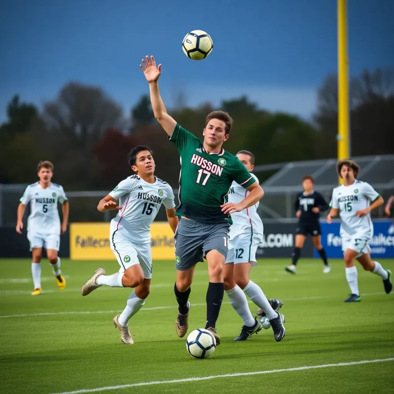 Husson University Eagles Men's Soccer Triumphs Over University of New England in Thrilling Matchup