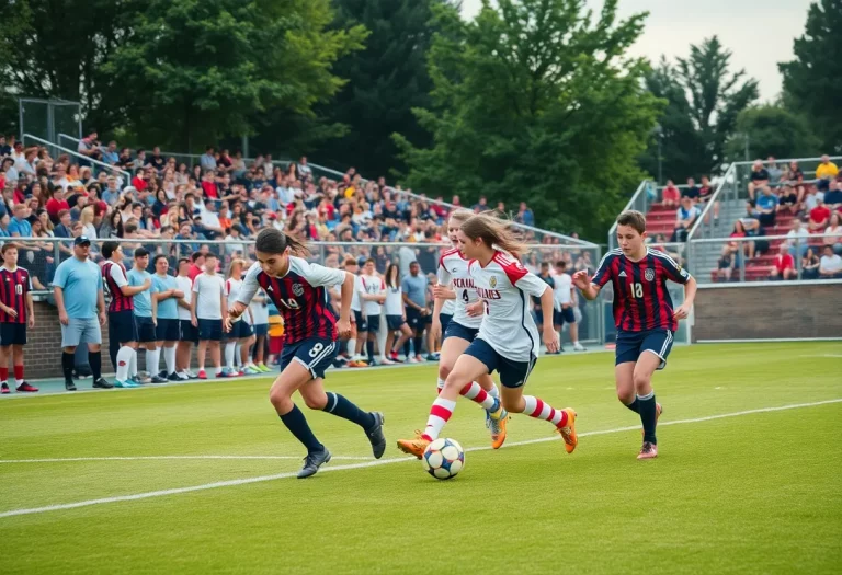 Soccer players competing in the 2025 Class 4A Regional Championships