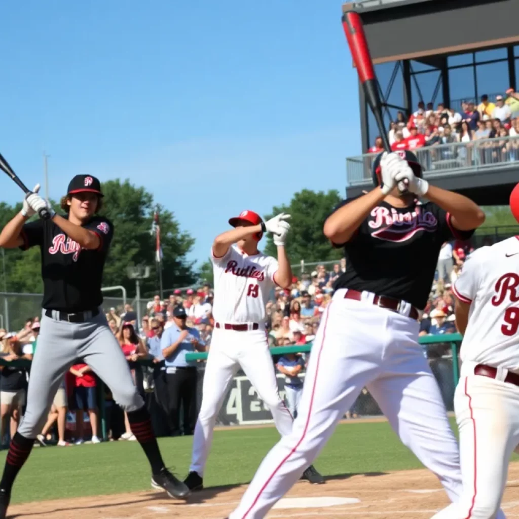 Catholic-Baton Rouge Bears celebrating their championship win