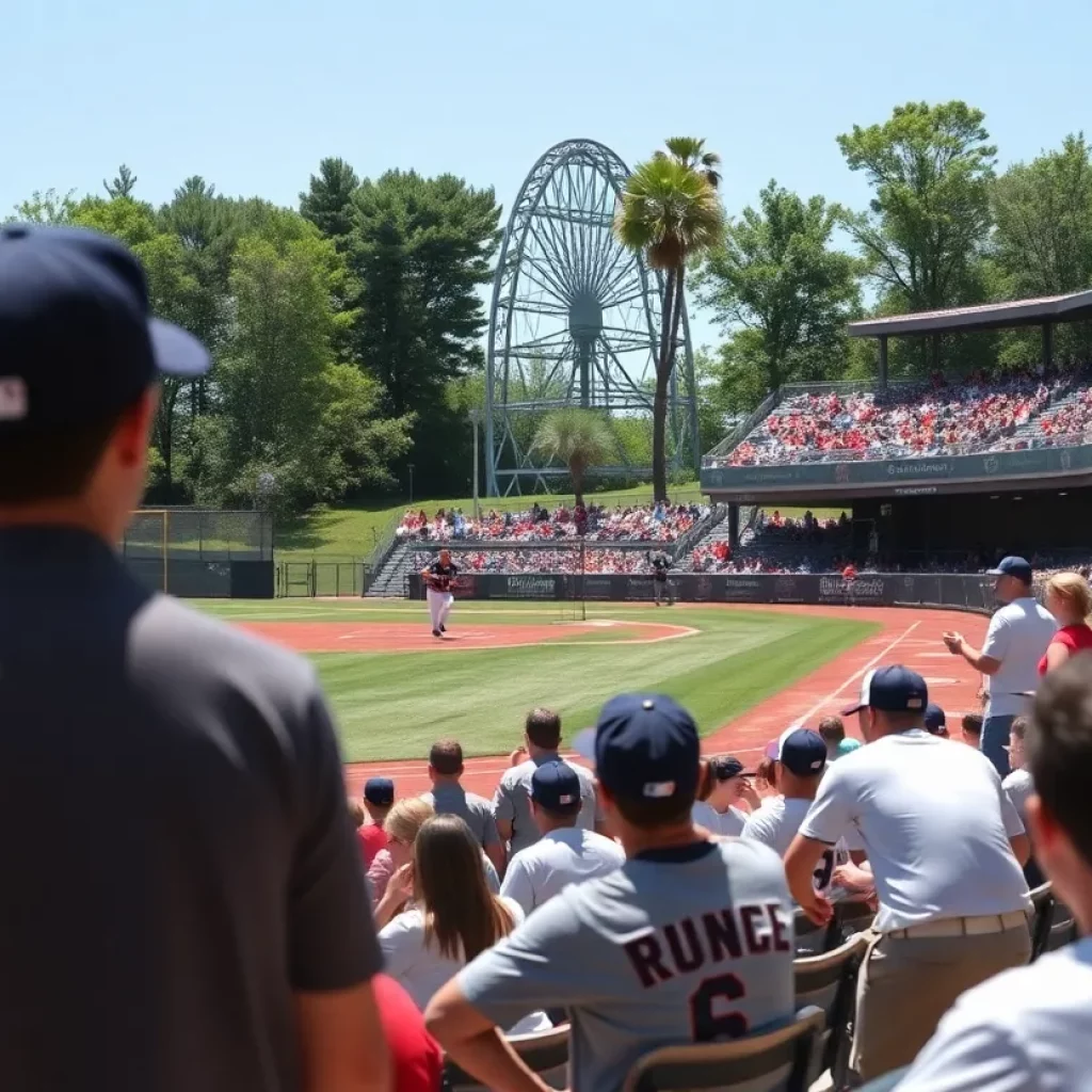 Blaine High School Baseball team celebrating a game win