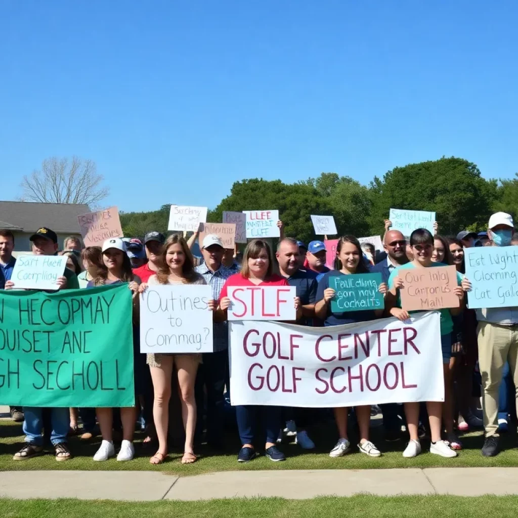 Community members gather to support Charlevoix High School Golf Team