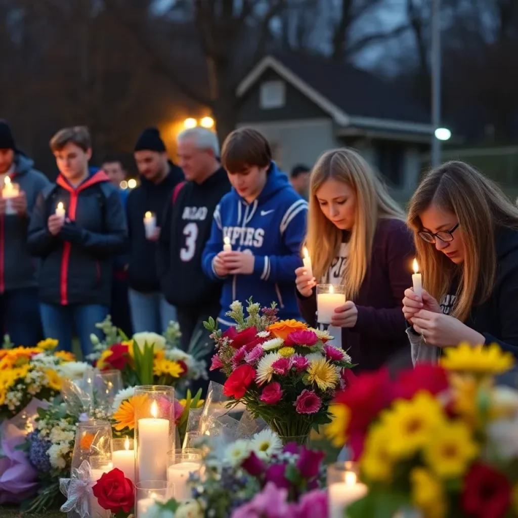 Candlelight vigil for young athlete in Clairton