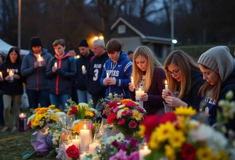 Candlelight vigil for young athlete in Clairton
