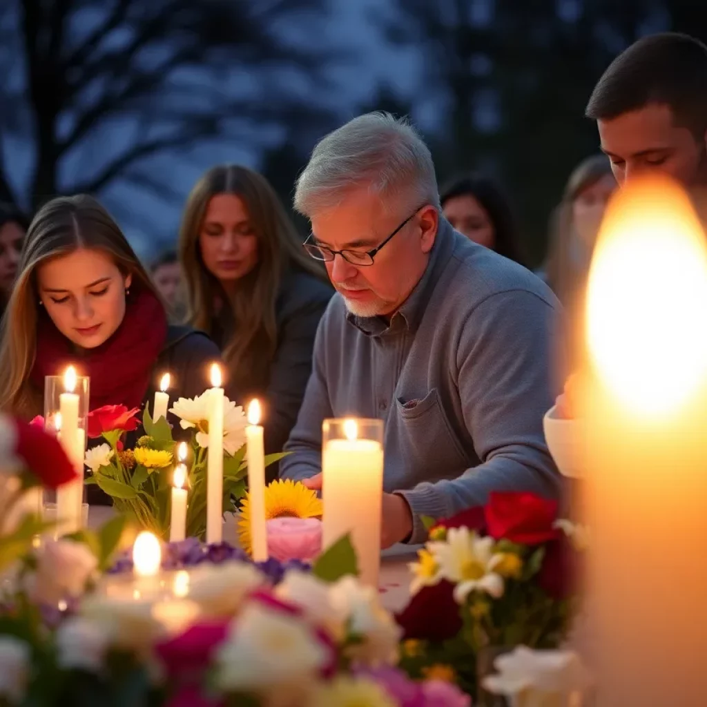 A heartfelt vigil honoring Coach Travis Pride in Trophy Club