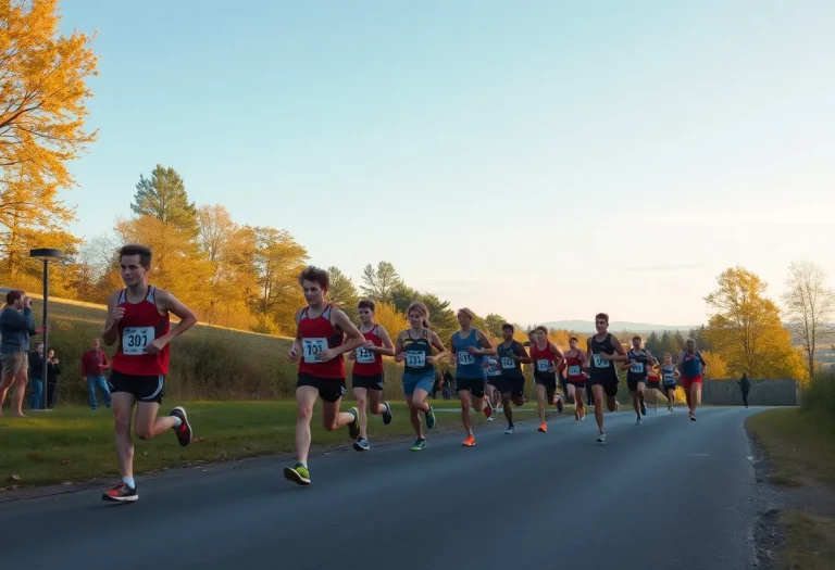 Cross country runners at Central Wyoming College