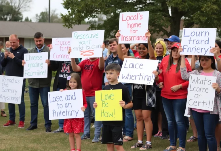 Community support during recovery of football player