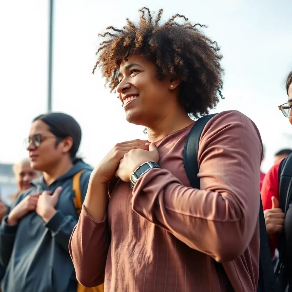 Community members rallying together to support Kavan Markwood