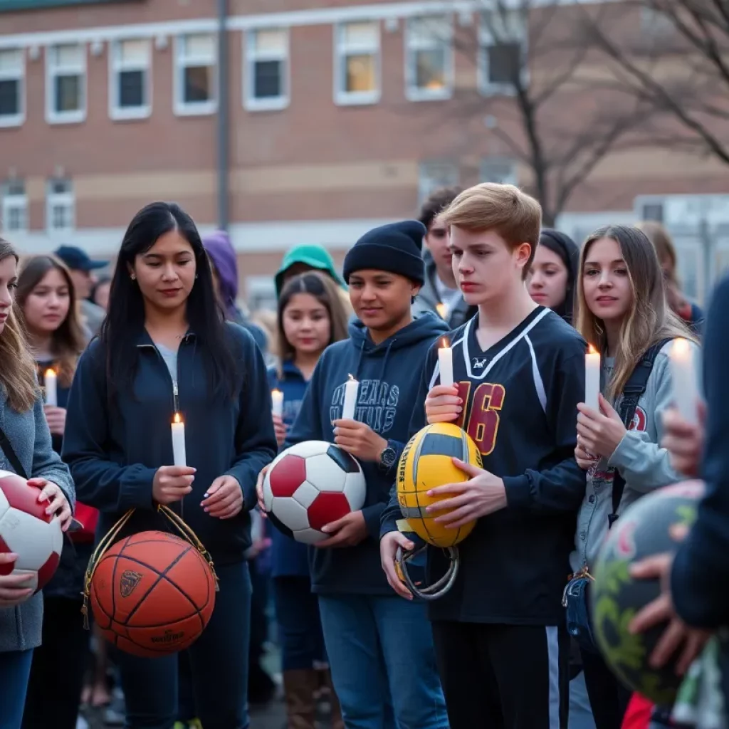 Community tribute for a young athlete lost too soon