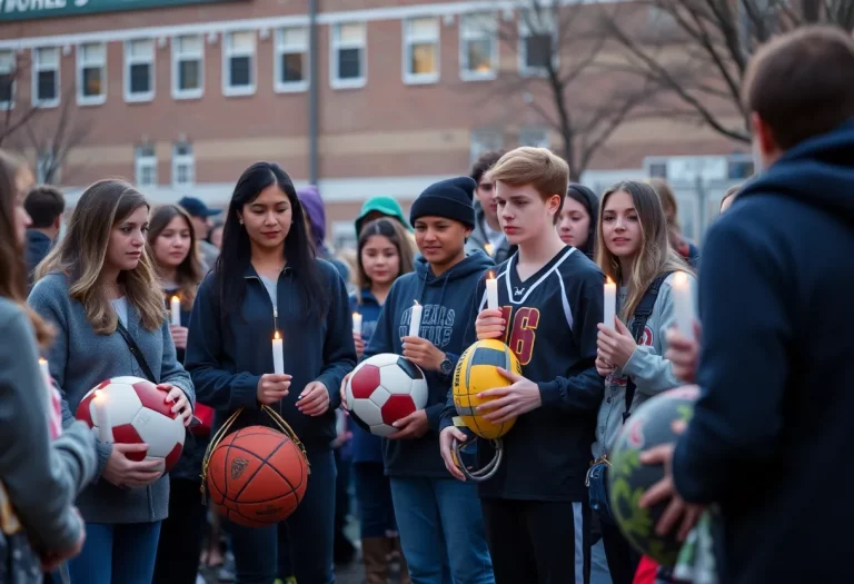 Community tribute for a young athlete lost too soon