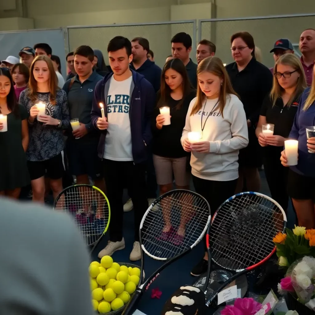Vigil held for a teen tennis star in Manhattan Beach