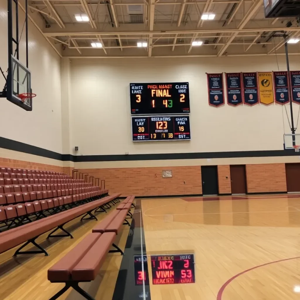 Grant High basketball court