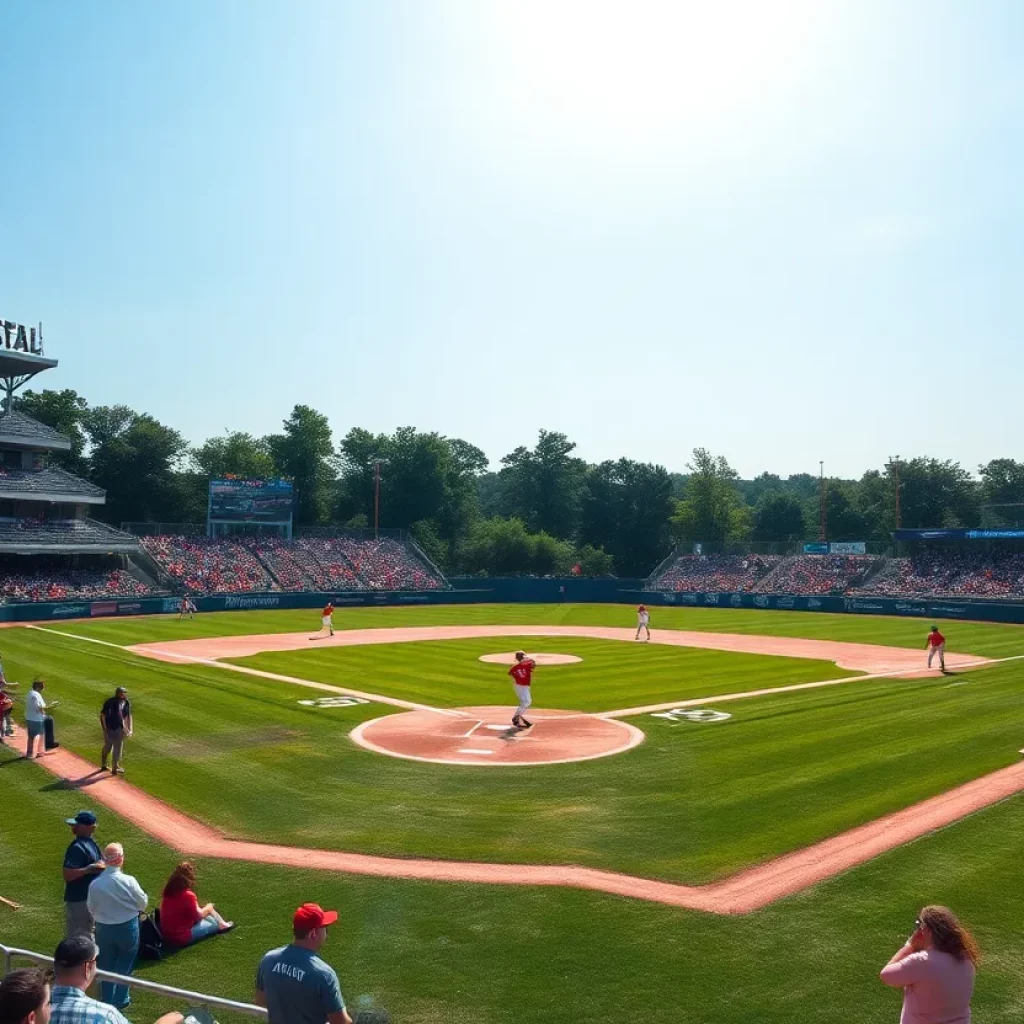 High school baseball players competing during playoffs in Richmond.