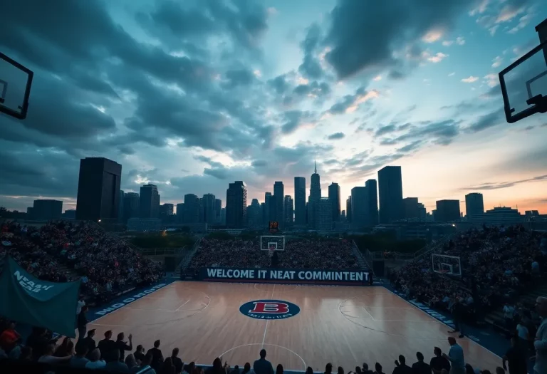 Kentucky basketball fans celebrating a new player commitment