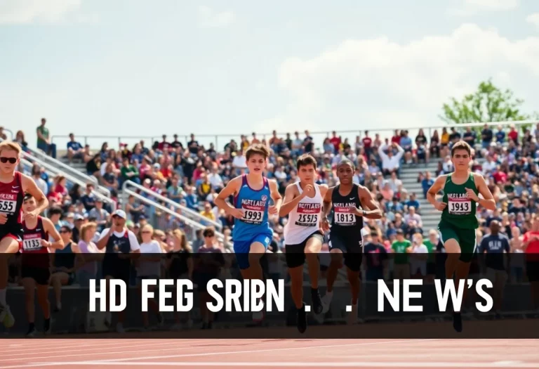 Athletes competing at the California State Track and Field Championships in San Diego