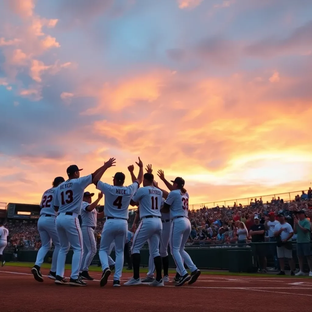 St. John Bosco players celebrating a 2-0 victory over Corona