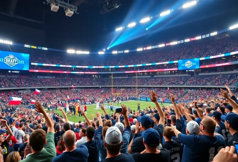 Fans celebrate Texas dominance at the 2025 NFL Draft.