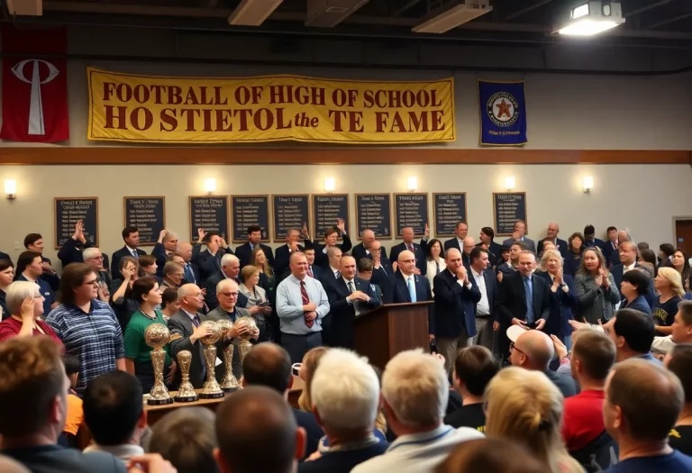Ceremony honoring Texas high school football legends