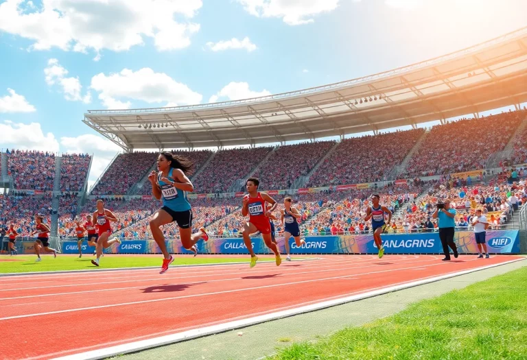 Athletes competing in the 2025 Class B/C Track and Field Championships