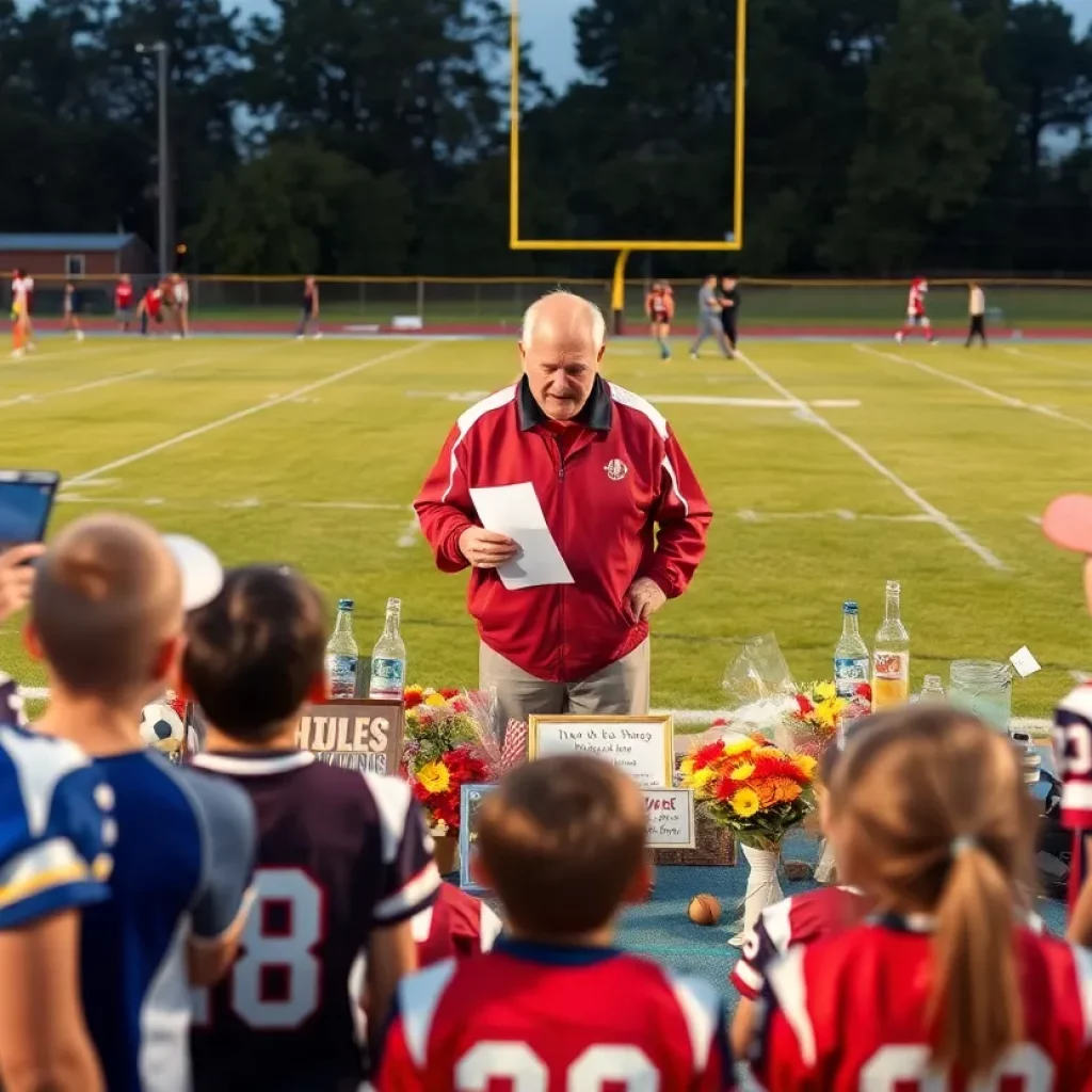 Community tribute to football coach John Kashner