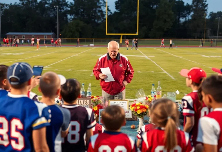 Community tribute to football coach John Kashner