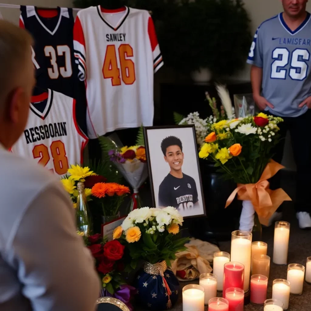 Vigil for a lacrosse player in Bay Village community