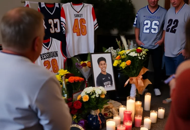 Vigil for a lacrosse player in Bay Village community
